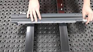 1 Alunet Systems BF73 Bifold Door System  Fabrication Training Video  Introduction amp Outer frame [upl. by Derraj]