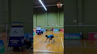 His defence and the rally😱🤯🔥badminton nationalbadminton badmintoncompetition shorts [upl. by Ereynihc]