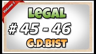 45  46  105 wpm  Legal  GDBist  Volume 1 [upl. by Herschel990]