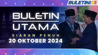 MalaysiaIndonesia Kukuh Kerjasama Ikatan Persahabatan Dipertingkat  Buletin Utama20 Oktober 2024 [upl. by Jodoin]