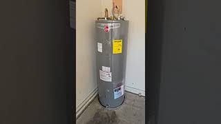 Installing new water heater [upl. by Nylisoj177]