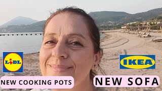 ΙKEA καινουριος καναπες Κατσαρόλες από LIDL Costa Navarino  Πανηγυρι Τεγεας [upl. by Lucie]