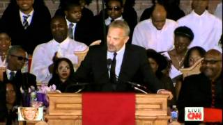 Kevin Costner´s emotional speech in full at Whitney Houston´s funeral [upl. by Oicaroh]