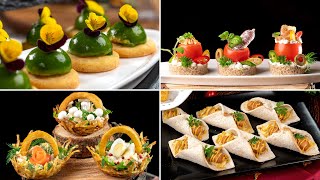 TOP 10 Mini Appetizers That Steal the Show Party Food Inspiration Perfect BiteSized Appetizers [upl. by Buckler]