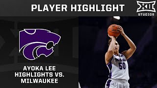 Ayoka Lee Highlights vs Milwaukee [upl. by Drexler]