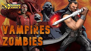 New Vampires and Zombie Event Details  Marvel Strike Force [upl. by Anirehc187]