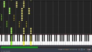 Finntroll  Trollhammaren Synthesia Piano MIDI [upl. by Arimay]