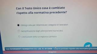 Risposte quiz finale alternanza scuola lavoro modulo 8 [upl. by Groeg]