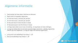 Examen gesprekken voeren 2F en 3F [upl. by Nwadrebma]