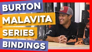 2020 Burton Malavita Series Snowboard Bindings Overview [upl. by Lomasi435]