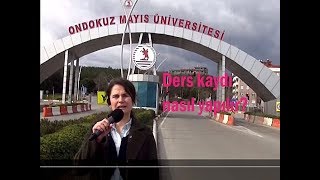 OMÜ Ders Kaydı Nasıl Yapılır [upl. by Rubbico]