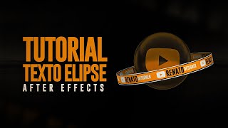 TUTORIAL 2  Texto circular no after effects [upl. by Eerehs]