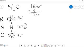 Lewis structure N2O [upl. by Eynenihc]