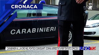 Carabinieri al lavoro nel ponte di Ognissanti donna arrestata per tentato omicidio [upl. by Aramot450]