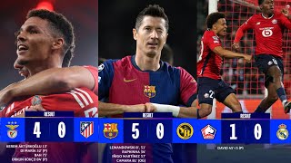 DI MARIA amp BENFICA SCHOOLED ATLETICO  MBAPPE VINI HUMBLED BY LILLE IN UCL  BARCA WON THE GAMEWEEK [upl. by Neelat]