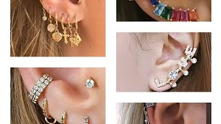 cartilage earrings designs earrings stylish collection 💞😊 [upl. by Bennion]