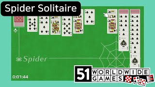 Spider Solitaire  51 Worldwide Games  Nintendo Switch Gameplay [upl. by Clite576]