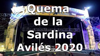 Quema de la Sardina de Avilés 2020 [upl. by Milka]