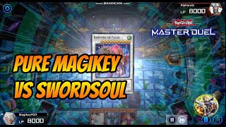 PURE MAGIKEY DECK VS SWORDSOUL YUGIOH MASTER DUEL 11 [upl. by Eniahs]