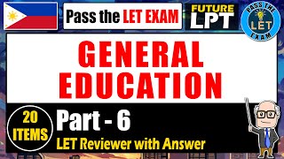 GENERAL EDUCATION QUIZ PART 6  LET REVIEWER WITH ANSWER [upl. by Coad781]