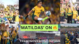 Team Matildas 🇦🇺 on🔥🔥 vs France  Women’s World Cup Quarterfinals Highlights [upl. by Namia]