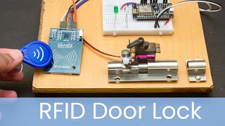 Arduino RFID Door Lock  With ESP8266 [upl. by Sylado752]