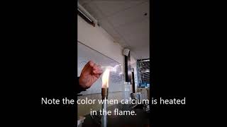 Flame test and atomic emission spectra a general chemistry experiment [upl. by Sone]