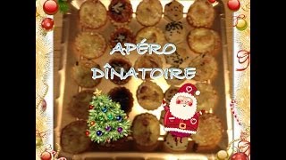 APERO DINATOIRE 5 Spécial NOEL mini quiches pizzas et feuilletés [upl. by Krug403]