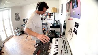 LIVE EURO HOUSE  TR808  Moog Grandmother  Korg Minilogue [upl. by Tlaw]