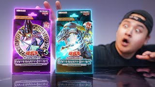 OPENING NEW YUGIOH 25TH ANNIVERSARY BLUEEYES amp DARK MAGICIAN STRUCTURE DECKS NEW RARITY [upl. by Ocire]