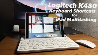 iPad Multitasking Keyboard Shortcuts on Logitech K480 iPadOS 15 [upl. by Neil]