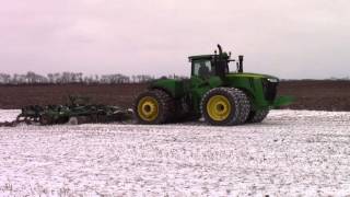 620 hp John Deere 9620R Chisel Plowing [upl. by Eedya536]