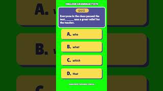 Advanced English Grammar Test  TEST 10 englishgrammar quiz toefl ielts [upl. by Meerek]