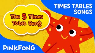 The 5 Times Table Song  Count by 5s  Times Tables Songs  PINKFONG Songs for Children [upl. by Aicsila]