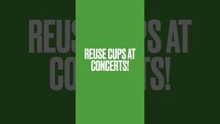 Why don’t concerts reuse cups🥤 [upl. by Eilak]