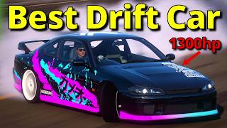 Forza Horizon 5 BEST DRIFT CAR  TUNE 1300hp 2jz Nissan s15 Silvia Drift Build [upl. by Lotti]