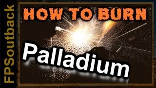 How to Burn Palladium  Interesting Chemical Reaction with Aluminum [upl. by Aehcim]