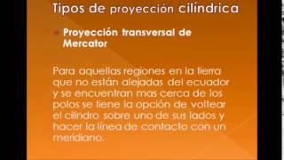 PROYECCION CILINDRICA [upl. by Ainirtak379]