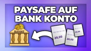 Paysafecard Guthaben auf Bankkonto überweisen  Tutorial [upl. by Dyun]