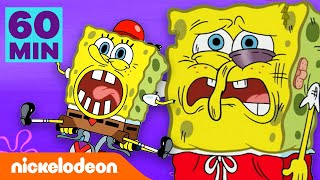 Bob Esponja  Momentos do Bob Esponja que Vão Fazer Você Dizer AI por 1 Hora  Nickelodeon [upl. by Semmes125]