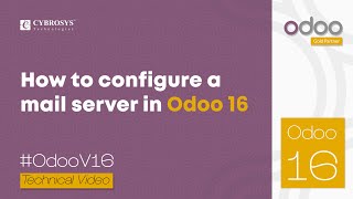 How to Configure Email Server in Odoo 16  Odoo 16 Development Tutorial [upl. by Bernice]