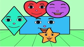 The Shapes Song and more  Best Preschool Learning Videos for Kids [upl. by Kee720]