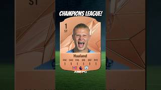 Could Manchester City win the Champions league with a 1 rated Erling Haaland FC 25 [upl. by Nilde790]