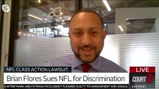 My Husband Talking About Brian Flores Lawsuit Against The NFL [upl. by Aihsak]