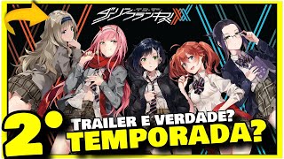 Darling in the FranXX 2 temporada TRAILER Oficial e verdade 🤨 Anime Darling in the FranXX season 2 [upl. by Enerak]