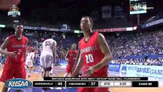 Owensboro 32 Aric Holman throws down a monster dunk [upl. by Nelak]