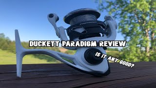 Duckett Paradigm SWX spinning reel first impressions [upl. by Calderon584]