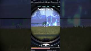 Fastest 1 vs 3 with scarl 6x spraybgmishortsgamingsprayclutchlove [upl. by Aihsiyt]