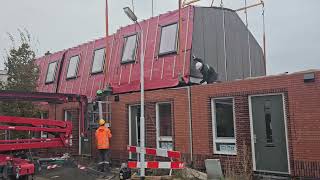 Modulaire woningbouw NH Bouwstroom in Zaandam [upl. by Margit]