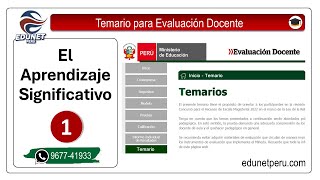 Evaluación Docente 2024  Aprendizaje Significativo  Cuando es Significativo el Aprendizaje [upl. by Dranoel]